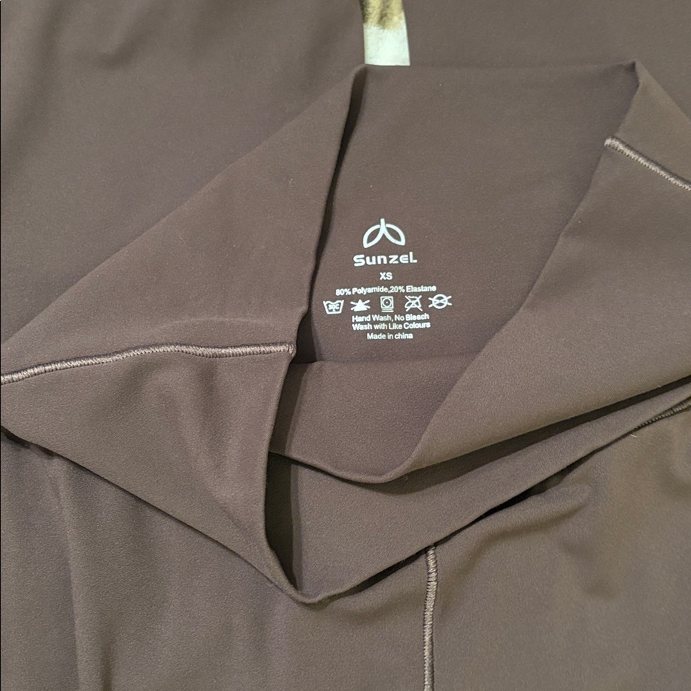Sunzel Women's Brown yoga pants - Picture 2 of 4